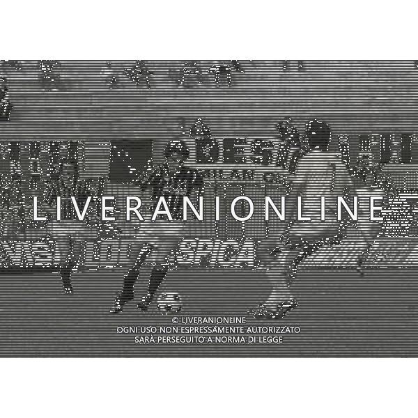 29-05-1983 MILANO-CAMPIONATO DI CALCIO SERIE B MILAN LECCE 4-2 NELLA FOTO GIUSEPPE INCOCCIATI AG ALDO LIVERANI SAS