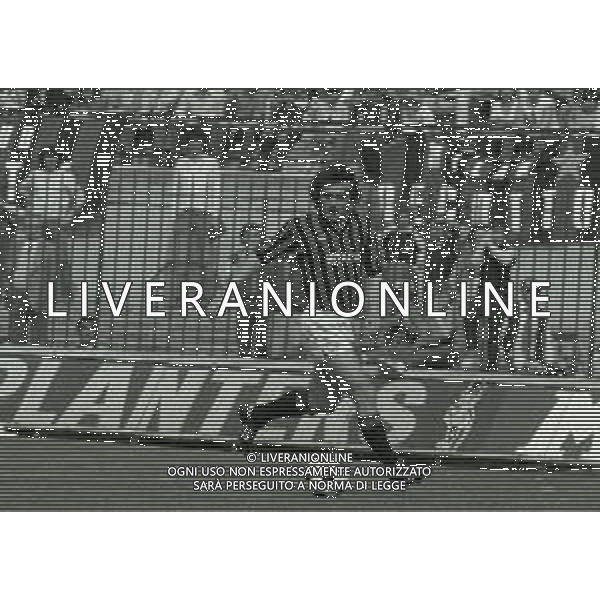 29-05-1983 MILANO-CAMPIONATO DI CALCIO SERIE B MILAN LECCE 4-2 NELLA FOTO TIZIANO MANFRIN AG ALDO LIVERANI SAS