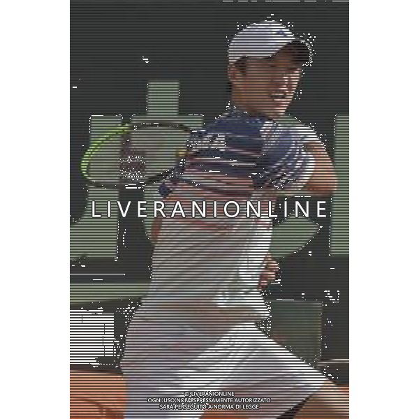 06-03-2020-PLAYOFF COPPA DAVIS ITALIA COREA DEL SUD, ITALIA, SARDEGNA, CAGLIARI, TENNIS CLUB MONTE URPINU. SINGOLO. NELLA FOTO: JI SUNG NAM COREA DEL SUD. SALVATORE MOI/AGENZIA ALDO LIVERANI SAS.