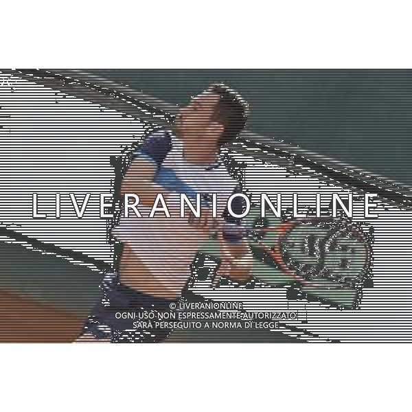 06-03-2020-PLAYOFF COPPA DAVIS ITALIA COREA DEL SUD, ITALIA, SARDEGNA, CAGLIARI, TENNIS CLUB MONTE URPINU.SINGOLO: NELLA FOTO: GIANLUCA MAGER ITALIA. SALVATORE MOI/AGENZIA ALDO LIVERANI SAS.