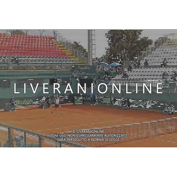 06-03-2020-PLAYOFF COPPA DAVIS ITALIA COREA DEL SUD, ITALIA, SARDEGNA, CAGLIARI, TENNIS CLUB MONTE URPINU.SINGOLO: NELLA FOTO: GIANLUCA MAGER ITALIA. SALVATORE MOI/AGENZIA ALDO LIVERANI SAS.