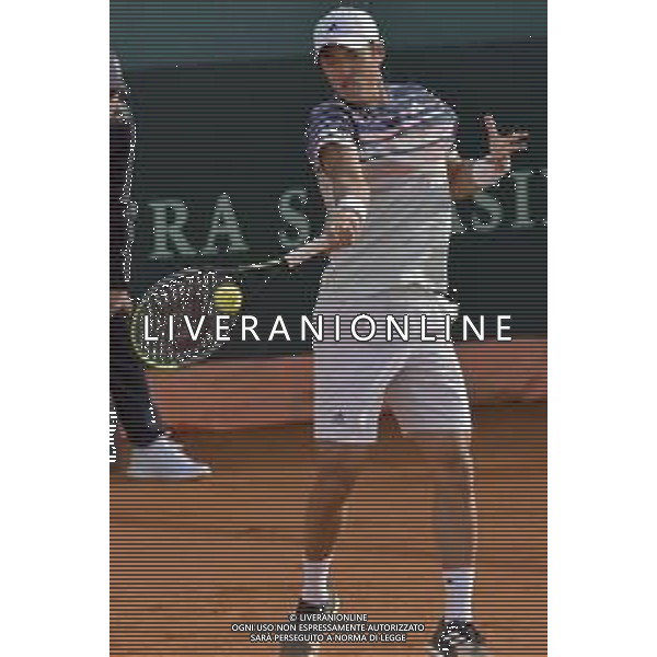 06-03-2020-PLAYOFF COPPA DAVIS ITALIA COREA DEL SUD, ITALIA, SARDEGNA, CAGLIARI, TENNIS CLUB MONTE URPINU. SINGOLO. NELLA FOTO: JI SUNG NAM COREA DEL SUD. SALVATORE MOI/AGENZIA ALDO LIVERANI SAS. / AGENZIA ALDO LIVERANI SAS