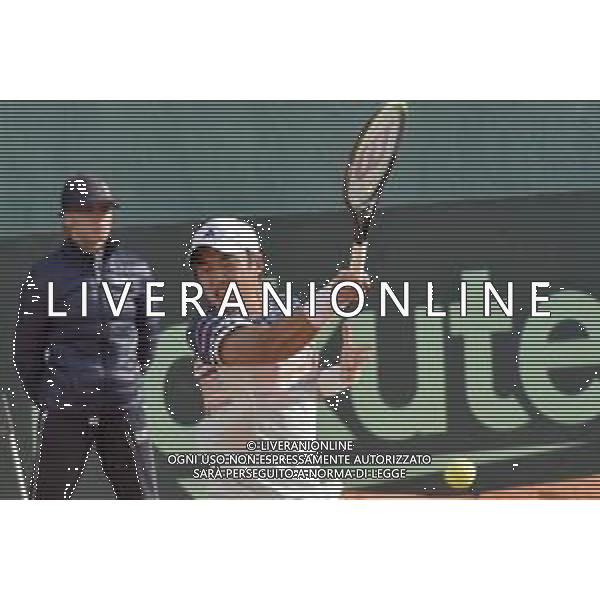 06-03-2020-PLAYOFF COPPA DAVIS ITALIA COREA DEL SUD, ITALIA, SARDEGNA, CAGLIARI, TENNIS CLUB MONTE URPINU. SINGOLO. NELLA FOTO: JI SUNG NAM COREA DEL SUD. SALVATORE MOI/AGENZIA ALDO LIVERANI SAS. / AGENZIA ALDO LIVERANI SAS