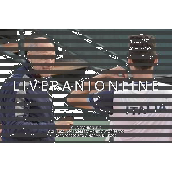 06-03-2020-PLAYOFF COPPA DAVIS ITALIA COREA DEL SUD, ITALIA, SARDEGNA, CAGLIARI, TENNIS CLUB MONTE URPINU. NELLA FOTO: CORRADO BARAZZUTTI ALLENATORE NAZIONALE ITALIANA TENNIS. SALVATORE MOI/AGENZIA ALDO LIVERANI SAS. / AGENZIA ALDO LIVERANI SAS