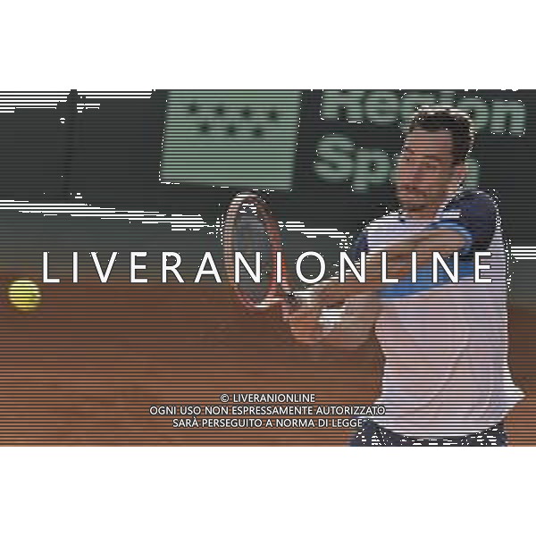 06-03-2020-PLAYOFF COPPA DAVIS ITALIA COREA DEL SUD, ITALIA, SARDEGNA, CAGLIARI, TENNIS CLUB MONTE URPINU.SINGOLO: NELLA FOTO: GIANLUCA MAGER ITALIA. SALVATORE MOI/AGENZIA ALDO LIVERANI SAS. / AGENZIA ALDO LIVERANI SAS