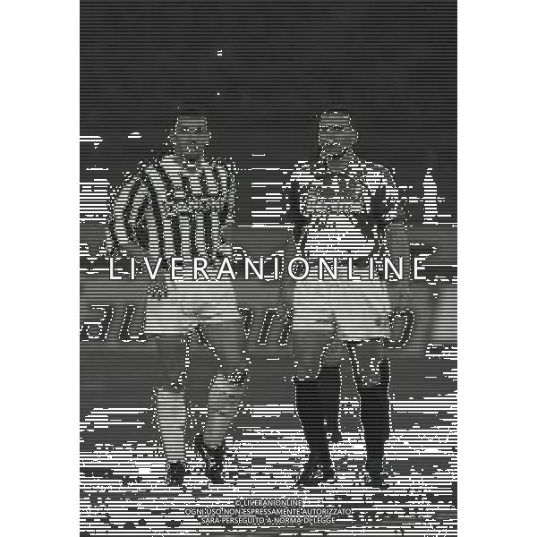 10-03-1993 TORINO COPPA ITALIA SEMIFINALE DI ANDATA TORINO JUVENTUS 1-1 NELLA FOTO GIANLUCA VIALLI PASQUALE BRUNO AG ALDO LIVERANI SAS