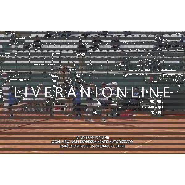 07-03-2020 PLAYOFF COPPA DAVIS ITALIA COREA DEL SUD, ITALIA, SARDEGNA, CAGLIARI, TENNIS CLUB MONTE URPINU. DOPPIO NELLA FOTO: FABIO FOGNINI E SIMONE BOLELLI e Ji Sung Nam e Minh-Kyu Song ©SALVATORE MOI/AGENZIA ALDO LIVERANI SAS. / AGENZIA ALDO LIVERANI SAS