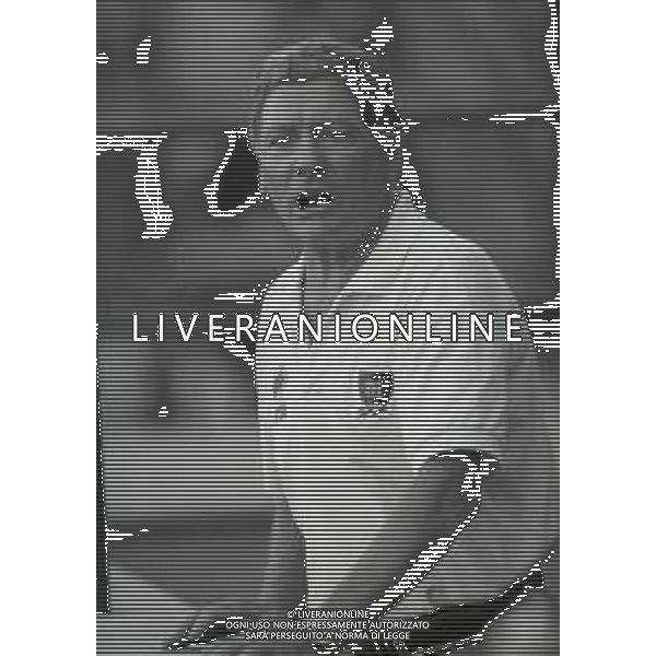 1993 VALLE D\'AOSTA TORNEO CESARE BARETTI TORINO CAGLIARI AMICHEVOLE NELLA FOTO LUIGI RADICE ALLENATORE CAGLIARI CALCIO AG ALDO LIVERANI SAS