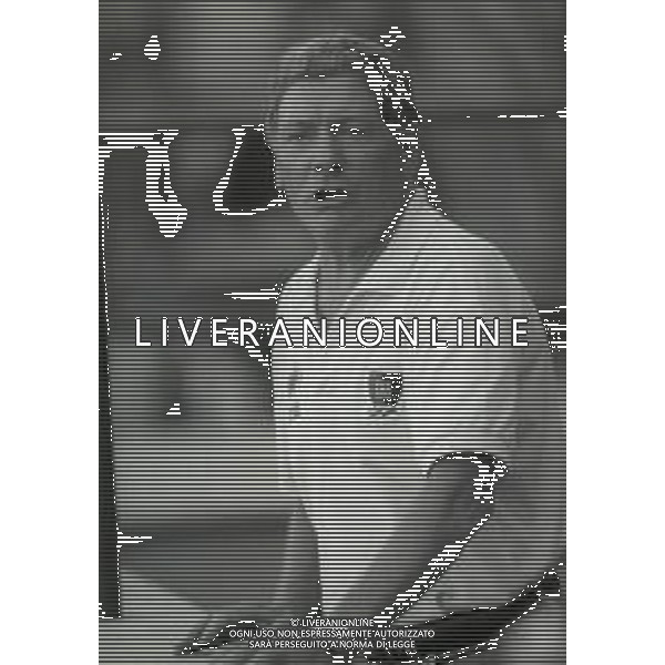 1993 VALLE D\'AOSTA TORNEO CESARE BARETTI TORINO CAGLIARI AMICHEVOLE NELLA FOTO LUIGI RADICE ALLENATORE CAGLIARI CALCIO AG ALDO LIVERANI SAS