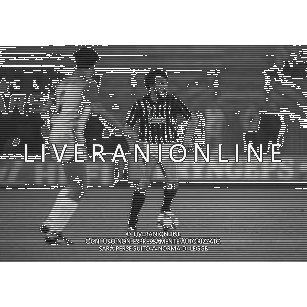 28-08-1983 MILANO COPPA ITALIA MILAN RIMINI 3-1 NELLA FOTO ERIC GERETS AG ALDO LIVERANI SAS