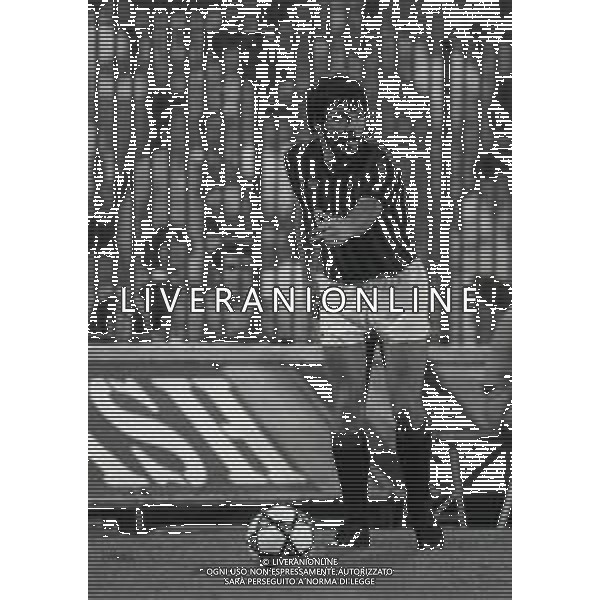 28-08-1983 MILANO COPPA ITALIA MILAN RIMINI 3-1 NELLA FOTO ERIC GERETS AG ALDO LIVERANI SAS
