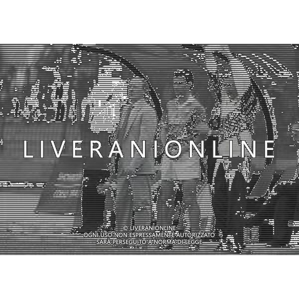 13-05-1990 TORINO CAMPIONATO DI CALCIO SERIE B TORINO AVELLINO 2-2 NELLA FOTO ADRIANO LOMBARDI ALLENATORE AVELLINO CALCIO CON PIER PAOLO MARINO AG ALDO LIVERANI SAS
