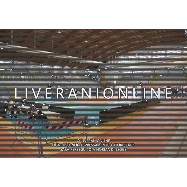 Campionato di Volley Superlega Serie A 2019/2020 Latina, Italia 07/03/2020 Top Volley Latina vs Calzedonia Verona Nella foto: Emergenza Coronavirus - niente pubblico sugli spalti vuoti Top Volley Cisterna ©Luigi Mariani - Alessio Marini / AGENZIA ALDO LIVERANI SAS