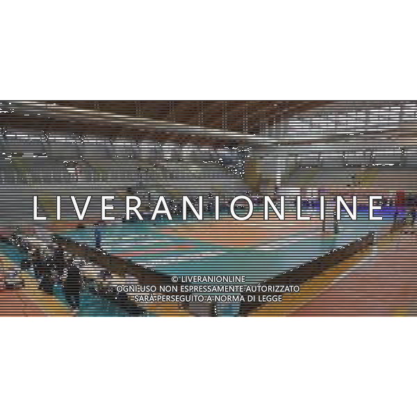 Campionato di Volley Superlega Serie A 2019/2020 Latina, Italia 07/03/2020 Top Volley Latina vs Calzedonia Verona Nella foto: Emergenza Coronavirus - niente pubblico sugli spalti vuoti Top Volley Cisterna ©Luigi Mariani - Alessio Marini / AGENZIA ALDO LIVERANI SAS