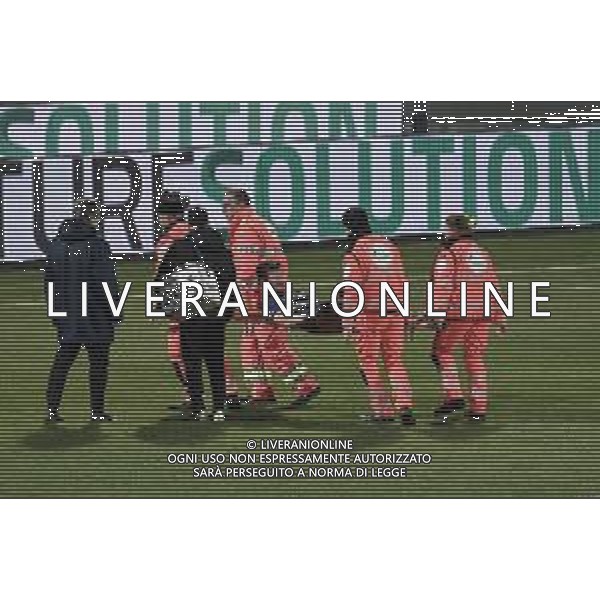Campionato di Calcio Serie B 2019/2020 Pisa, Italia 07/03/2020 Pisa vs Livorno Nella foto: Gaetano Masucci (Pisa) abbandona il campo in barella per infortunio FOTO MATTEO PAPINI-ALESSIO MARINI-AG ALDO LIVERANI SAS