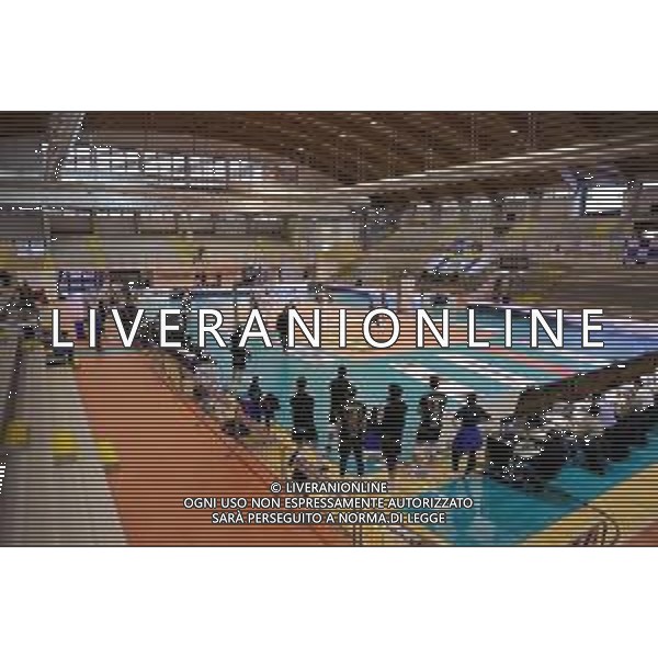 Campionato di Volley Superlega Serie A 2019/2020 Latina, Italia 07/03/2020 Top Volley Latina vs Calzedonia Verona Nella foto: spalti vuoti Top Volley Cisterna FOTO LUIGI MARIANI-ALESSIO MARINI-AG ALDO LIVERANI SAS