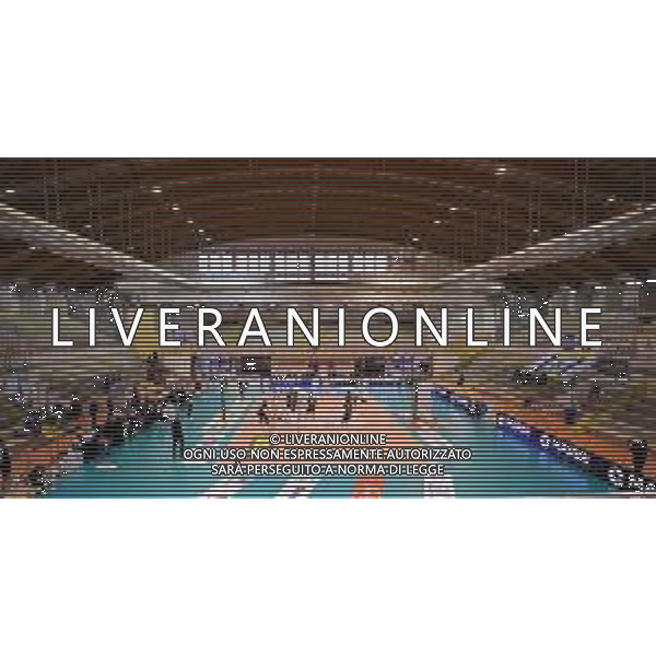 Campionato di Volley Superlega Serie A 2019/2020 Latina, Italia 07/03/2020 Top Volley Latina vs Calzedonia Verona Nella foto: spalti vuoti Top Volley Cisterna FOTO LUIGI MARIANI-ALESSIO MARINI-AG ALDO LIVERANI SAS