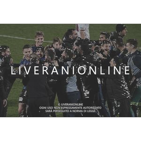 Campionato di Calcio Serie B 2019/2020 Pisa, Italia 07/03/2020 Pisa vs Livorno Nella foto: Esultanza finale giocatori Pisa FOTO MATTEO PAPINI-ALESSIO MARINI-AG ALDO LIVERANI SAS