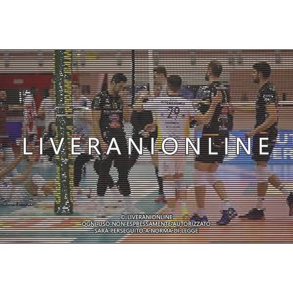 Campionato di Volley Superlega Serie A 2019/2020 Latina, Italia 07/03/2020 Top Volley Latina vs Calzedonia Verona Nella foto: delusione Calzedonia Verona FOTO LUIGI MARIANI-ALESSIO MARINI-AG ALDO LIVERANI SAS