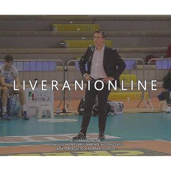 Campionato di Volley Superlega Serie A 2019/2020 Latina, Italia 07/03/2020 Top Volley Latina vs Calzedonia Verona Nella foto: coach Lorenzo Tubertini Top Volley Cisterna FOTO LUIGI MARIANI-ALESSIO MARINI-AG ALDO LIVERANI SAS
