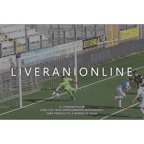 Virtus Entella - Ascoli Campionato di Calcio Serie B 08.03.2020 nella foto occasione mancata ascoli su parata di Nikita Contini ©Agenzia Aldo Liverani Sas