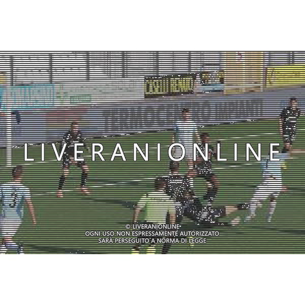 Virtus Entella - Ascoli Campionato di Calcio Serie B 08.03.2020 nella foto contrasto in area ©Agenzia Aldo Liverani Sas