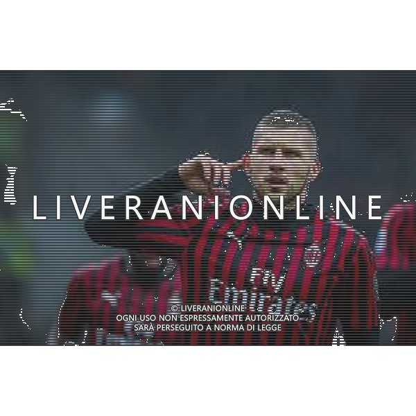 Ante Rebic of AC Milan during italian soccer Serie A season 2019/20 of AC Milan - Photo credit Fabrizio Carabelli /LMEDIA / AGENZIA ALDO LIVERANI SAS