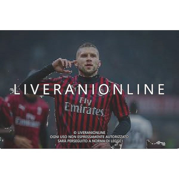 Ante Rebic of AC Milan during italian soccer Serie A season 2019/20 of AC Milan - Photo credit Fabrizio Carabelli /LMEDIA / AGENZIA ALDO LIVERANI SAS