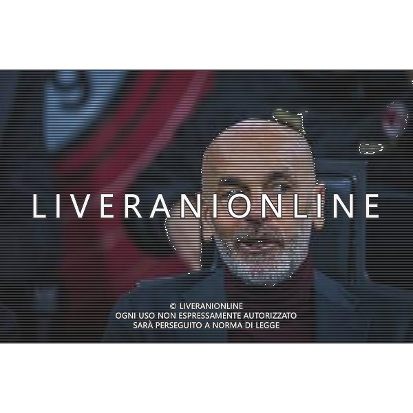 Head Coach of AC Milan Stefano Pioli during italian soccer Serie A season 2019/20 of AC Milan - Photo credit Fabrizio Carabelli /LMEDIA / AGENZIA ALDO LIVERANI SAS
