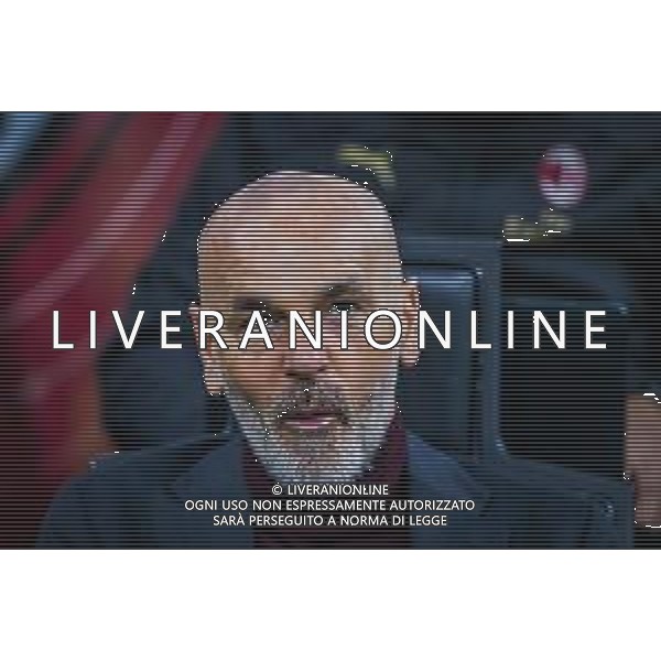 Head Coach of AC Milan Stefano Pioli during italian soccer Serie A season 2019/20 of AC Milan - Photo credit Fabrizio Carabelli /LMEDIA / AGENZIA ALDO LIVERANI SAS