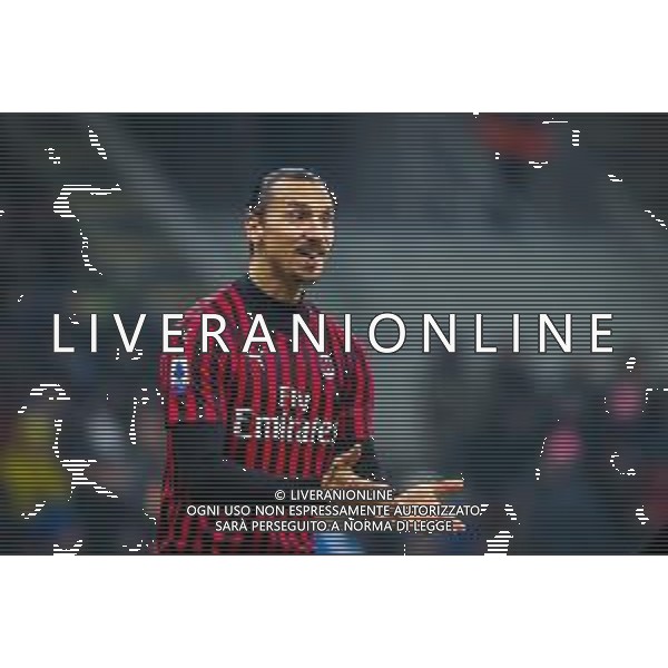 Zlatan Ibrahimovic of AC Milan during italian soccer Serie A season 2019/20 of AC Milan - Photo credit Fabrizio Carabelli /LMEDIA / AGENZIA ALDO LIVERANI SAS