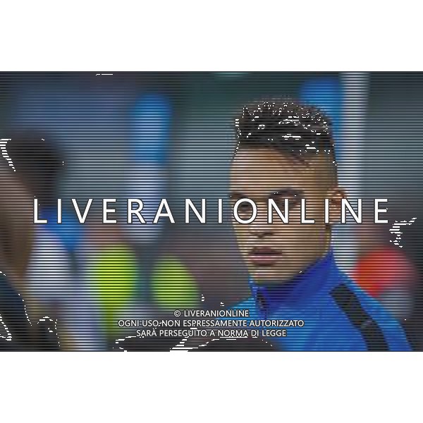 Lautaro Mart√≠nez of FC Internazionale during italian soccer Serie A season 2019/20 of FC Internazionale - Photo credit Fabrizio Carabelli /LMEDIA / AGENZIA ALDO LIVERANI SAS