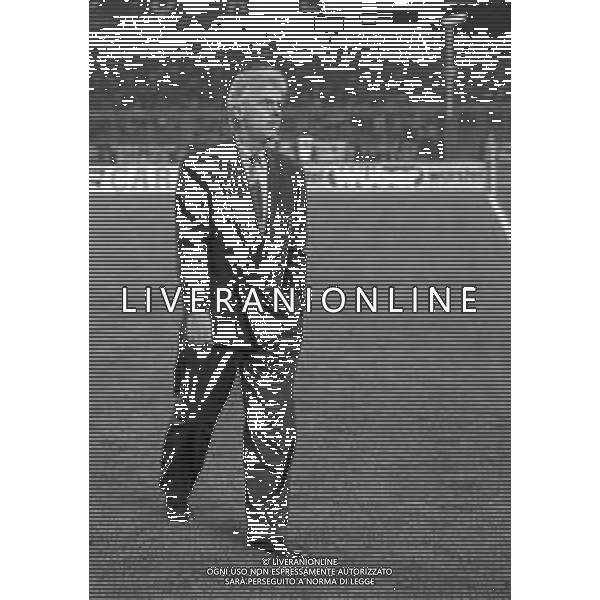 15-04-1992 TORINO SEMIFINALE GARA DI RITORNO DI COPPA UEFA TORINO REAL MADRID 2-0 NELLA FOTO Leo Beenhakker ALLENATORE REAL MADRID AG ALDO LIVERANI SAS