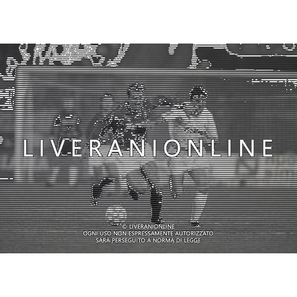 15-04-1992 TORINO SEMIFINALE GARA DI RITORNO DI COPPA UEFA TORINO REAL MADRID 2-0 NELLA FOTO MARTIN VASQUEZ AG ALDO LIVERANI SAS