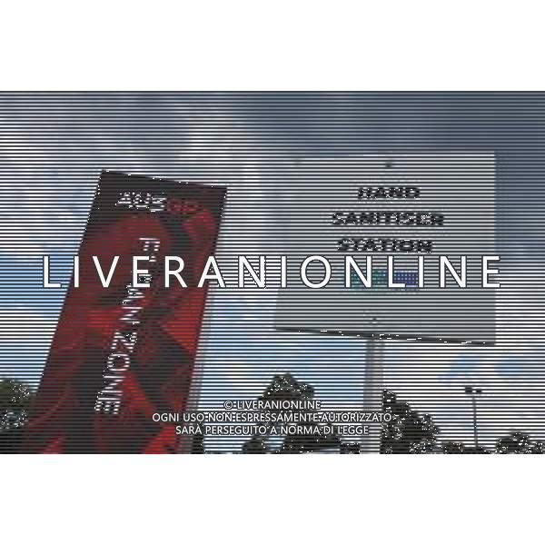 Circuit atmosphere - Hand Sanitiser Station. 11.03.2020. Formula 1 World Championship, Rd 1, Australian Grand Prix, Albert Park, Melbourne, Australia, Preparation Day. AG ALDO LIVERANI SAS-ONLY ITALY