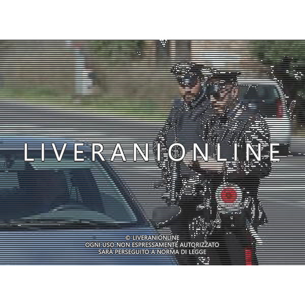 IMOLA 11 03 2020 CONTROLLI DEI CARABINIERI PER LE AUTOCERTIFICAZIONI PER IL TRANSITO DOVUTO A CORONAVIRUS FOTO GIANNI SANNA-AG ALDO LIVERANI SAS