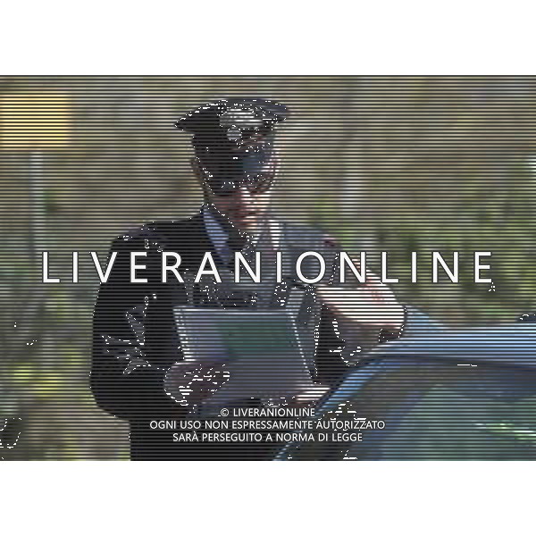 IMOLA 11 03 2020 CONTROLLI DEI CARABINIERI PER LE AUTOCERTIFICAZIONI PER IL TRANSITO DOVUTO A CORONAVIRUS FOTO GIANNI SANNA-AG ALDO LIVERANI SAS