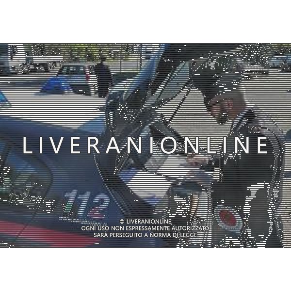 IMOLA 11 03 2020 CONTROLLI DEI CARABINIERI PER LE AUTOCERTIFICAZIONI PER IL TRANSITO DOVUTO A CORONAVIRUS FOTO GIANNI SANNA-AG ALDO LIVERANI SAS