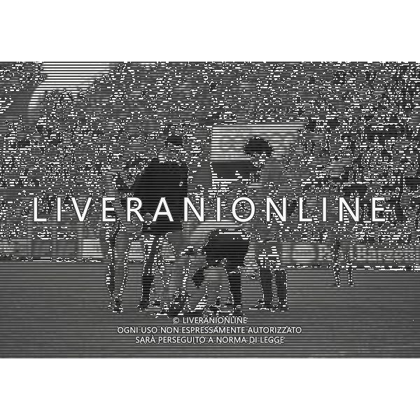 13-05-1984 COMO CAMPIONATO DI CALCIO SERIE B COMO CREMONESE 1-1 NELLA FOTO ARBITRO ROSARIO LO BELLO AG ALDO LIVERANI SAS