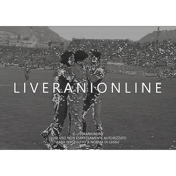 13-05-1984 COMO CAMPIONATO DI CALCIO SERIE B COMO CREMONESE 1-1 NELLA FOTO EMILIANO MONDONICO E MARCO NICOLETTI AG ALDO LIVERANI SAS