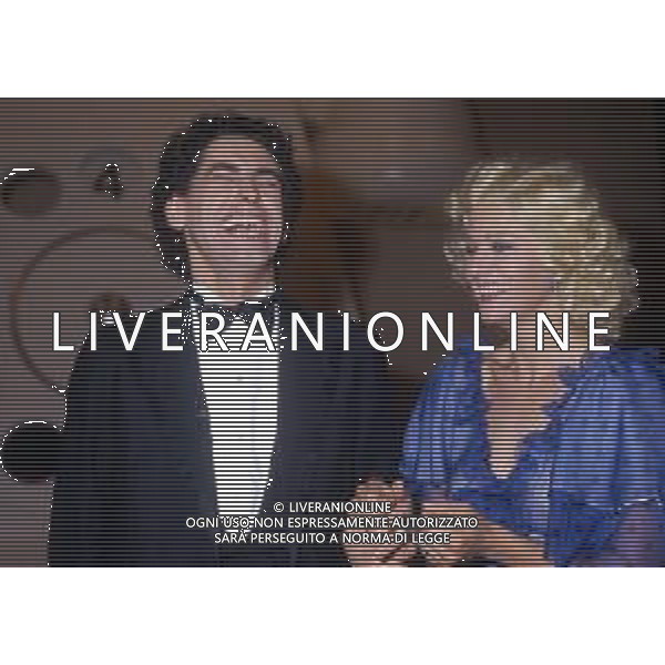 AGOSTINA BELLI, pseudonimo di Agostina Maria Magnoni, attrice italiana - RETROSPETTIVA nella foto con Daniele Formica nel 1986 ©Archivio Giovanni Liverani / AGENZIA ALDO LIVERANI SAS