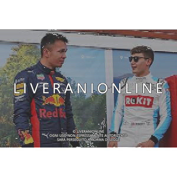 (L to R): Alexander Albon (THA) Red Bull Racing with George Russell (GBR) Williams Racing. 12.03.2020. Formula 1 World Championship, Rd 1, Australian Grand Prix, Albert Park, Melbourne, Australia, Preparation Day. AG ALDO LIVERANI SAS-ONLY ITALY