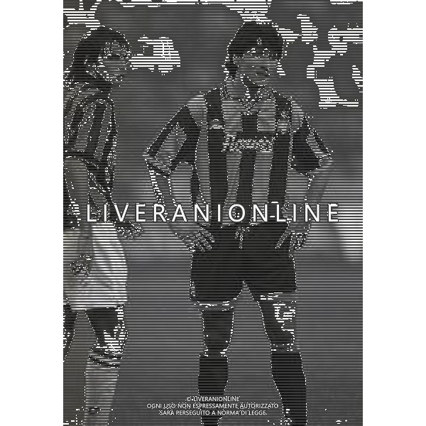 12-10-1994 MILANO OTTAVI DI FINALE COPPA ITALIA MILAN INTER 1-2 NELLA FOTO FILIPPO GALLI E DARKO PANCEV AG ALDO LIVERANI SAS