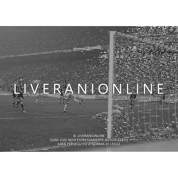 12-10-1994 MILANO OTTAVI DI FINALE COPPA ITALIA MILAN INTER 1-2 NELLA FOTO GOAL GIANLUIGI LENTINI AG ALDO LIVERANI SAS