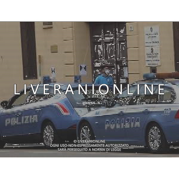 IMOLA 12 03 2020 EMERGENZA CORONAVIRUS NELLA FOTO QUESTURA POLIZIA DI STATO E POLIZIA STRADALE INFORMANO I CITTADINI ©SANNA / AGENZIA ALDO LIVERANI SAS