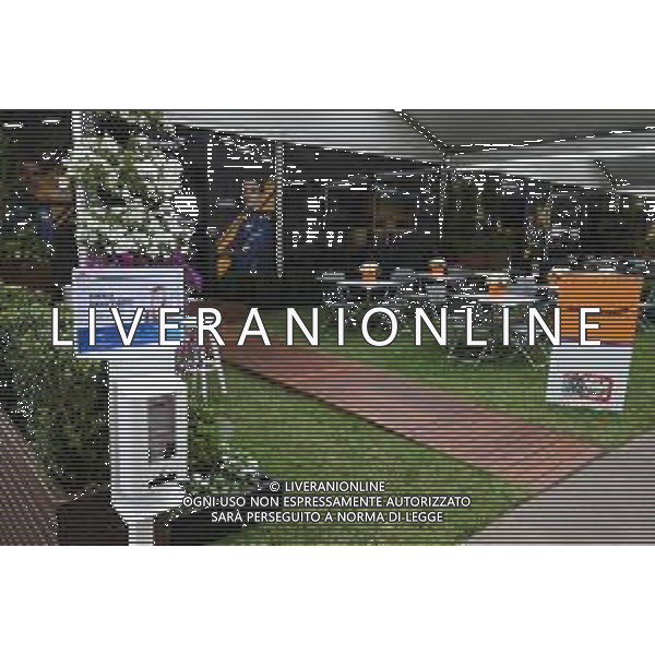 McLaren F1 hospitality in the paddock on Friday 13.03.2020. Formula 1 World Championship, Rd 1, Australian Grand Prix, Albert Park, Melbourne, Australia, Practice Day. AG ALDO LIVERANI SAS-ONLY ITALY