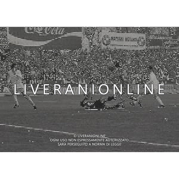 08-01-1984 MONZA-CAMPIONATO DI CALCIO SERIE B MONZA PISTOIESE 1-0 NELLA FOTO PARATA GUIDO BISTAZZONI AG ALDO LIVERANI SAS