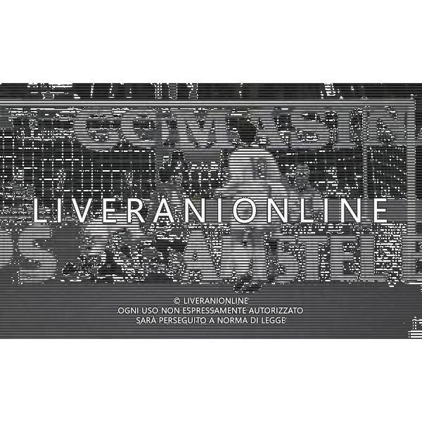 19-04-1995 MILANO SEMIFINALE DI CHAMPIONS LEAGUE MILAN PARIS SANT GERMAIN 2-0 NELLA FOTO GOAL MARCO SIMONE AG ALDO LIVERANI SAS