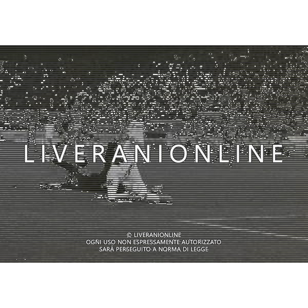 19-04-1995 MILANO SEMIFINALE DI CHAMPIONS LEAGUE MILAN PARIS SANT GERMAIN 2-0 NELLA FOTO GOAL DEJAN SAVICEVIC AG ALDO LIVERANI SAS