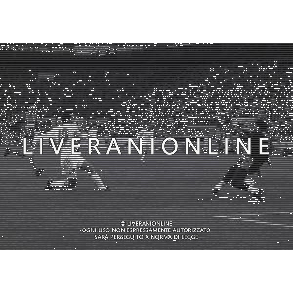 19-04-1995 MILANO SEMIFINALE DI CHAMPIONS LEAGUE MILAN PARIS SANT GERMAIN 2-0 NELLA FOTO GOAL DEJAN SAVICEVIC AG ALDO LIVERANI SAS